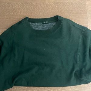 brandy melville green crewneck